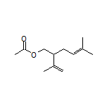 乙酸[5-甲基-2-(1-丙烯-2-基)-4-己烯-1-基]酯