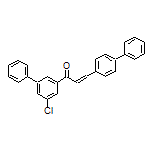 3-(4-联苯基)-1-(5-氯-3-联苯基)-2-丙烯-1-酮