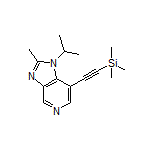 1-异丙基-2-甲基-7-[(三甲基硅基)乙炔基]-1H-咪唑并[4,5-c]吡啶