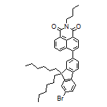 6-(7-溴-9,9-二己基-9H-芴-2-基)-2-丁基-1H-苯并[de]异喹啉-1,3(2H)-二酮