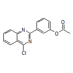 3-(4-氯-2-喹唑啉基)苯基乙酸酯