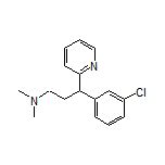 3-(3-氯苯基)-N,N-二甲基-3-(2-吡啶基)-1-丙胺