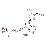 N-[3-[4-氨基-7-[(2R,4S,5R)-4-羟基-5-(羟甲基)-2-四氢呋喃基]-7H-吡咯并[2,3-d]嘧啶-5-基]-2-丙炔-1-基]-2,2,2-三氟乙酰胺