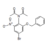 N-乙酰基-N-[2-(苄氧基)-4-溴-6-硝基苯基]乙酰胺