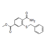 3-(苄硫基)-4-氨基甲酰基苯甲酸甲酯