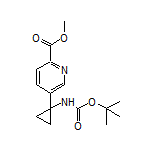 5-[1-(Boc-氨基)环丙基]吡啶-2-甲酸甲酯