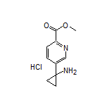 5-(1-氨基环丙基)吡啶-2-甲酸甲酯盐酸盐