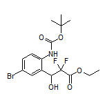 3-[5-溴-2-(Boc-氨基)苯基]-2,2-二氟-3-羟基丙酸乙酯