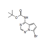 7-溴-N-Boc-吡咯并[2,1-f][1,2,4]三嗪-4-胺