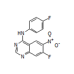 7-氟-N-(4-氟苯基)-6-硝基喹唑啉-4-胺