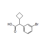 2-(3-溴苯基)-2-环丁基乙酸