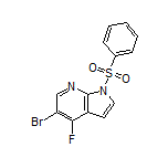 5-溴-4-氟-1-(苯基磺酰基)-7-氮杂吲哚