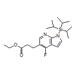 3-[4-氟-1-(三异丙基硅基)-1H-吡咯并[2,3-b]吡啶-5-基]丙酸乙酯