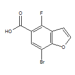 7-溴-4-氟苯并呋喃-5-甲酸