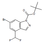 6-溴-1-Boc-4-(二氟甲基)-1H-吲唑