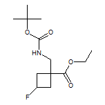 1-[(Boc-氨基)甲基]-3-氟环丁烷甲酸乙酯