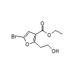 5-溴-2-(2-羟基乙基)呋喃-3-甲酸乙酯