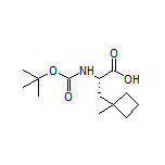 (S)-2-(Boc-氨基)-3-(1-甲基环丁基)丙酸