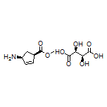 (1R,4S)-4-氨基-2-环戊烯甲酸甲酯(2S,3S)-2,3-二羟基琥珀酸盐