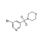 4-[(5-溴-3-吡啶基)磺酰基]吗啉
