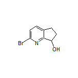 2-溴-6,7-二氢-5H-环戊并[b]吡啶-7-醇