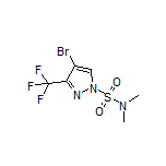 4-溴-N,N-二甲基-3-(三氟甲基)-1H-吡唑-1-磺酰胺