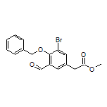 4-(苄氧基)-3-溴-5-甲酰基苯乙酸甲酯