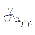1-Boc-3-羟基-3-[2-(三氟甲基)苯基]氮杂环丁烷