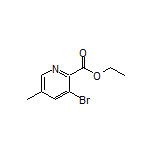 3-溴-5-甲基吡啶-2-甲酸乙酯
