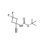 N-Boc-1-乙炔基-3,3-二氟环丁胺