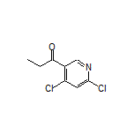 1-(4,6-二氯-3-吡啶基)-1-丙酮