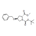 (2R,4S)-1-Boc-4-(苄氧基)吡咯烷-2-甲酸甲酯