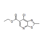 7-氯-2-甲基噻唑并[5,4-b]吡啶-6-甲酸乙酯