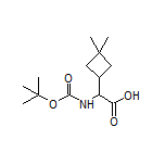 2-(Boc-氨基)-2-(3,3-二甲基环丁基)乙酸
