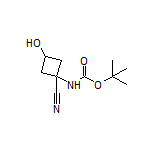1-(Boc-氨基)-3-羟基环丁烷甲腈