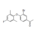 3-溴-4-(4-氟-2,6-二甲基苯氧基)苯乙酮