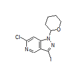 6-氯-3-碘-1-(四氢-2H-吡喃-2-基)-1H-吡唑并[4,3-c]吡啶