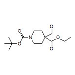 1-Boc-4-甲酰基哌啶-4-甲酸乙酯