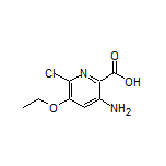 3-氨基-6-氯-5-乙氧基吡啶-2-甲酸
