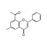 8-乙酰基-6-甲基-2-苯基-4H-色烯-4-酮