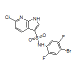 N-(4-溴-2,5-二氟苯基)-6-氯-7-氮杂吲哚-3-磺酰胺