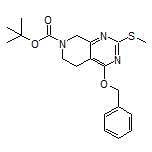 4-(苄氧基)-7-Boc-2-(甲硫基)-5,6,7,8-四氢吡啶并[3,4-d]嘧啶