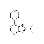 6-(叔丁基)-4-(哌嗪-1-基)噻吩并[3,2-d]嘧啶