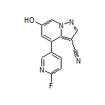 4-(6-氟-3-吡啶基)-6-羟基吡唑并[1,5-a]吡啶-3-甲腈