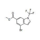 4-溴-1-(三氟甲基)-1H-吲哚-6-甲酸甲酯