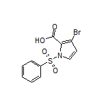 3-溴-1-(苯基磺酰基)-1H-吡咯-2-甲酸