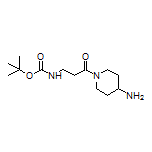3-(Boc-氨基)-1-(4-氨基-1-哌啶基)-1-丙酮