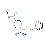 1-Boc-4-[(苄氧基)甲基]哌啶-4-甲酸