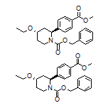 反式-1-Cbz-4-乙氧基-2-[4-(甲氧基羰基)苯基]哌啶
