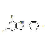 5,7-二氟-2-(4-氟苯基)吲哚